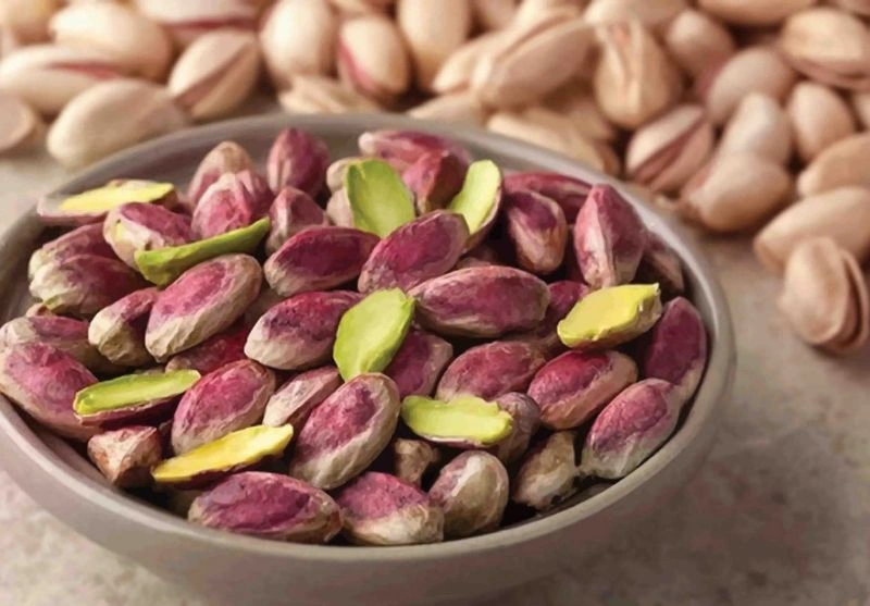 اندازه و ظاهر پسته