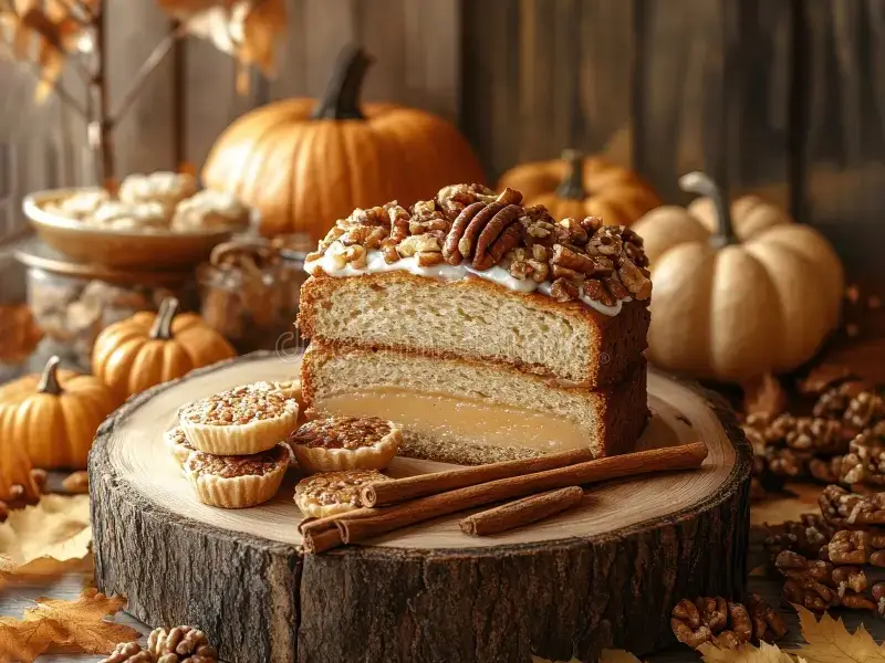 طرز تهیه کیک کدو حلوایی و گردو